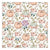 Hello Pink Autumn - Prima Marketing - Single-Sided Vellum 12"X12" - W/Foil Detail (4504)