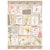 Romantic Garden House - Stamperia - A4 Rice Paper - Letters and Flowers (4669)
