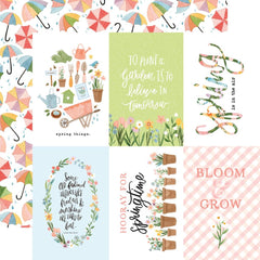 My Favorite Spring - Echo Park - Double-Sided Cardstock 12"X12" - 4"X6" Journaling Cards