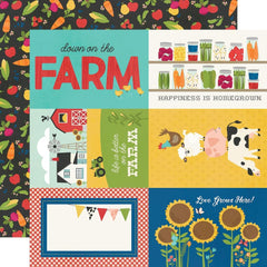 Homegrown  - Simple Stories - Double-Sided Cardstock 12"X12" - 4"X6" Elements