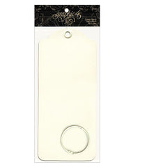 Graphic 45 -  Staples Large Tag Album 8.75"X3.875" - Ivory (2631)