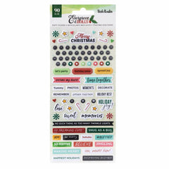 Evergreen & Holly  - Vicki Boutin - Puffy Stickers 90/Pkg (5544)