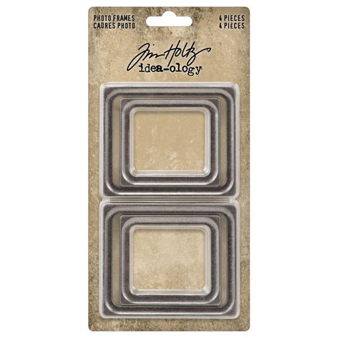 Tim Holtz - Idea-Ology - Metal Photo Frames 4/Pkg (3214)