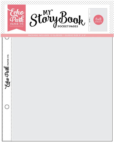 My Story Book - Echo Park - Album Pocket Pages 6"X8" 10/Pkg - 6x8 Pocket (4514)