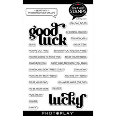 PhotoPlay - Say It With Stamps - Clear Stamp - Good Luck/Lucky