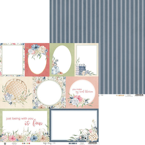 Lady's Diary - P13 - 12"x12" Patterned Paper - 05