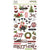 Simple Vintage Christmas Lodge - Simple Stories - Chipboard Stickers 6"X12"