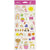 Pebbles - Live Life Happy - Cardstock Stickers 6"X12" 81/Pkg