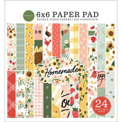 Homemade (2022) - Carta Bella - Double-Sided Paper Pad 6"X6" 24/Pkg