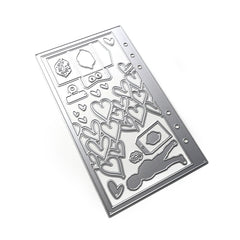 Elizabeth Craft Designs - Die Set - Planner Essentials 57 - Heart Overlay  (6891)