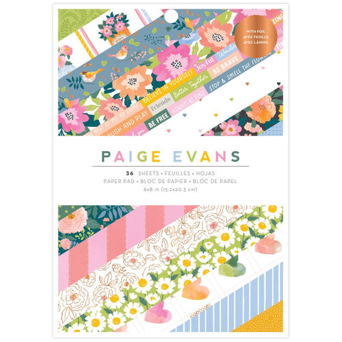 Garden Shoppe - Paige Evans - Single-Sided Paper Pad 6"X8" 36/Pkg