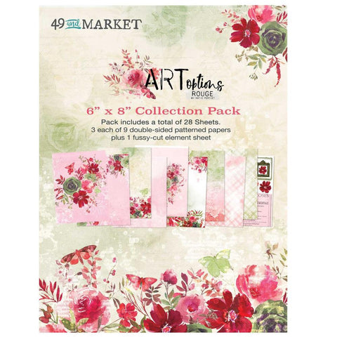 ARToptions Rouge - 49 & Market - Collection Pack 6"X8"