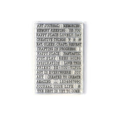 Elizabeth Craft Designs - Clear Stamp - Journal Phrases 1 (6952)