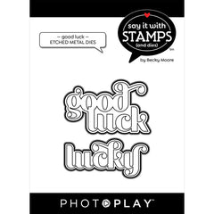 PhotoPlay - Say It With Stamps - DIE SET - Good Luck/Lucky