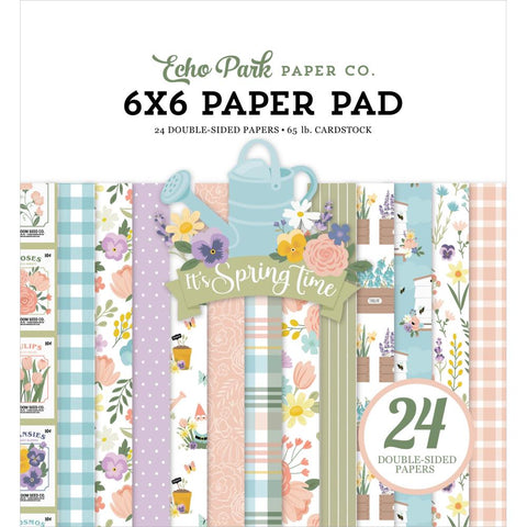 It's Spring Time - Echo Park - Double-Sided Paper Pad 6"X6" 24/Pkg