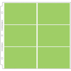 Doodlebug Page Protectors 12"X12" 12/Pkg - (6) 6"X4" Pockets (4914)