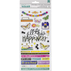 Color Study - Vicki Boutin - Thickers Stickers 65/Pkg - All This Happiness (7083)