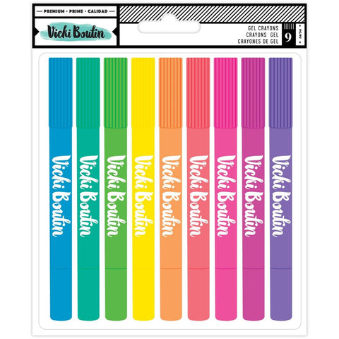 Color Study - Vicki Boutin - Mixed Media Gel Crayons 9/Pkg - Mulitcolor (7152)
