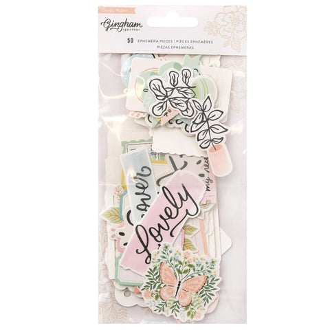 Gingham Garden - Crate Paper - Ephemera Die-Cuts 50/Pkg (3513)