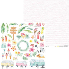Summer Vibes - P13 - Double-Sided Cardstock 12"X12" - #07