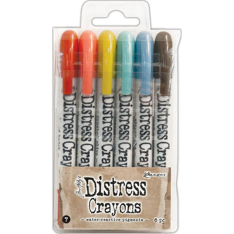 Tim Holtz Distress Crayon Set - Set #7