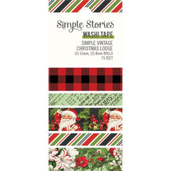 Simple Vintage Christmas Lodge - Simple Stories - Washi Tape 5/Pkg