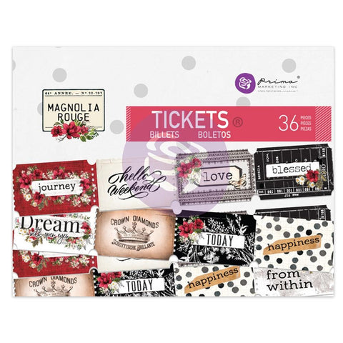 Magnolia Rouge - Prima Marketing - Tickets 36/Pkg (8267)