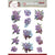Find It Trading - Yvonne Creations - Punchout Sheet - Purple Flowers Bouquet (8691)