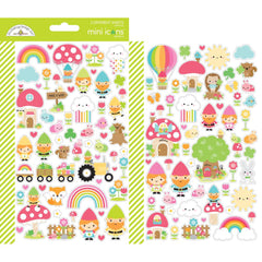 Over the Rainbow - Doodlebug - Mini Cardstock Stickers 2/Pkg (9670)