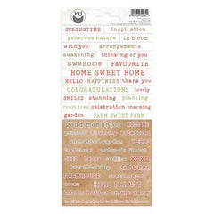 Farm Sweet Farm - P13 - Cardstock Stickers 4"X9" -  #01  (9851)