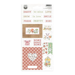 Farm Sweet Farm - P13 - Chipboard Stickers 4"X8" - #01 (9981)