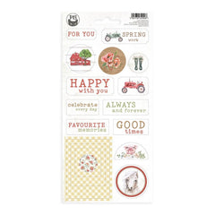 Farm Sweet Farm - P13 - Chipboard Stickers 4"X8" - #02  (9998)