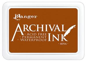 Ranger Archival Ink Pad #0 - Sepia