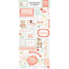 It's A Girl - Echo Park - Chipboard 6"X13" - Accents