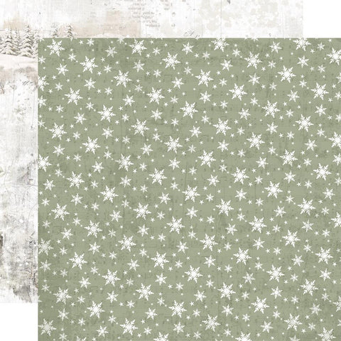 Simple Vintage Winter Woods - Simple Stories - Double-Sided Cardstock 12"X12" - All That Glitters