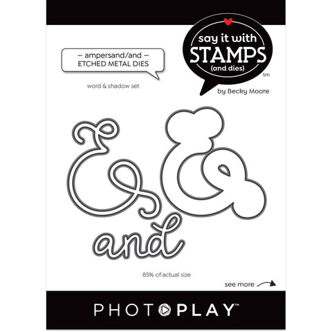 Say It With Stamps - PhotoPlay - Die Set - Ampersand