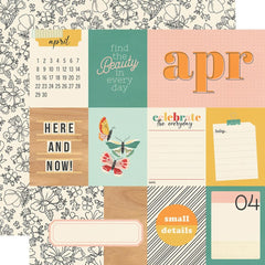 Hello Today - Simple Stories - Double-Sided Cardstock 12"X12" - April