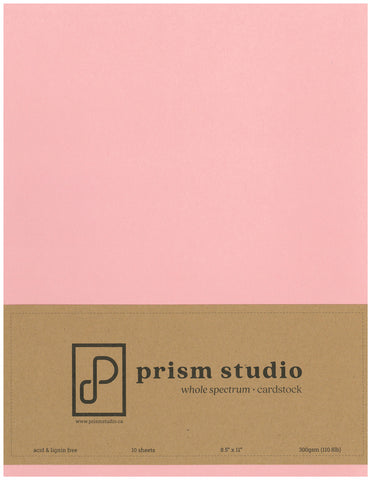Prism Studio - Whole Spectrum Heavyweight Cardstock 8.5"x11" (10 Sheets)  - Azalea