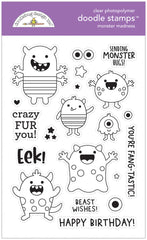 Monster Madness - Doodlebug - Clear Stamp