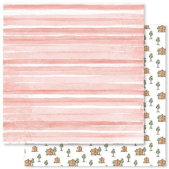 On the Farm - Paper Rose - 12"x12" Patterned Paper - B