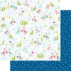 The North Pole - Bella Blvd - Double-Sided Cardstock 12"X12" - Beary Christmas