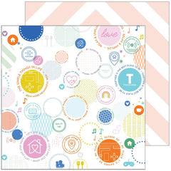 Let's Stay Home - Pinkfresh Studios - Double-Sided Cardstock 12"X12" - Best Place To Be