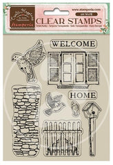 Welcome Home - Stamperia - Clear Stamps - Birds (6372)
