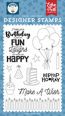 Birthday Boy - Echo Park - Clear Stamp - Birthday Fun