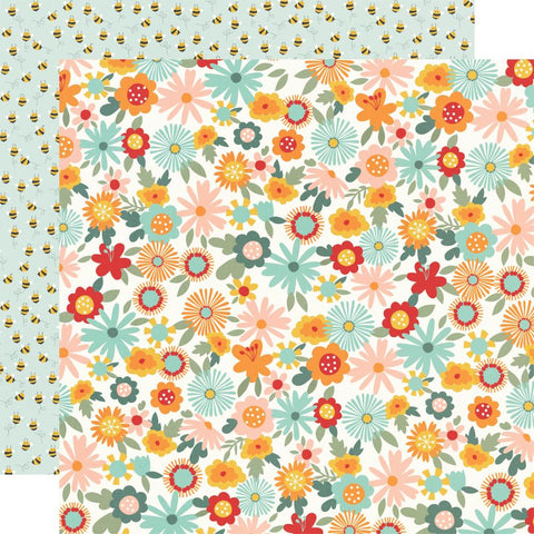 Full Bloom - Simple Stories - Double-Sided Cardstock 12"X12" - Bless My Blooms