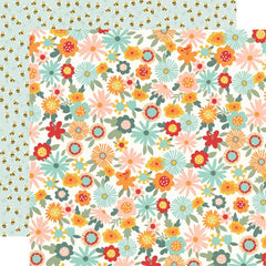 Full Bloom - Simple Stories - Double-Sided Cardstock 12"X12" - Bless My Blooms