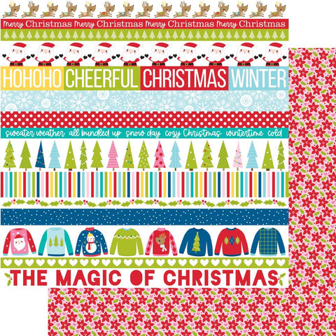 The North Pole - Bella Blvd - Double-Sided Cardstock 12"X12" - Borders