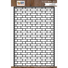 DIY Home Edition - PhotoPlay - 6"x9" Stencil - Brick