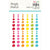 Simple Stories - Color Vibe - Enamel Dots Embellishments 72/Pkg - Brights