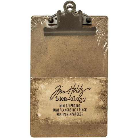 Idea-Ology Mini Clipboard - Brown 4.5"X7.75"
